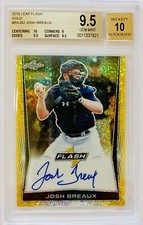 2018 Leaf Flash Josh Breaux RC Gold Auto Superfractor #1/1 BGS 9.5/10 Yankees!!!