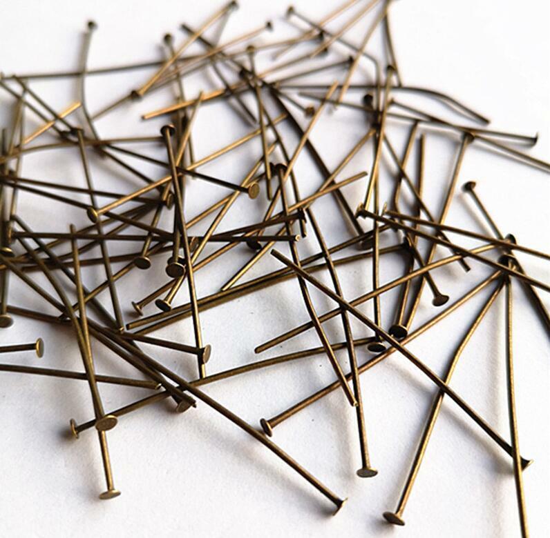 1000PCS 40mm Bronze Patinated Pin Parts for Prisms Lamp Chandelier Sconce