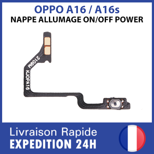 Nappe Bouton Power ON/OFF Pour OPPO A72 A92 A52 - Compatible A52, Neuf D'origine