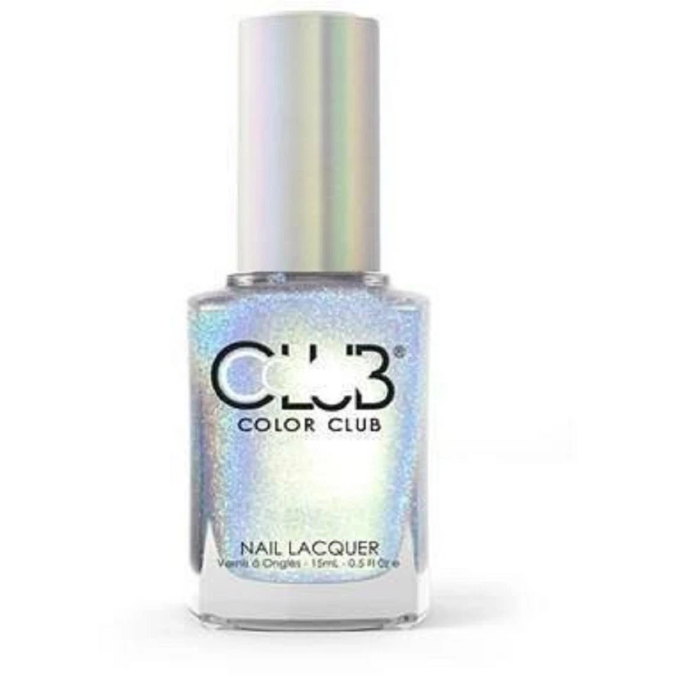 COLOR CLUB Halo Hues Holographic Nail Polish 15ml ~ JUST MY LUCK 1095 ~