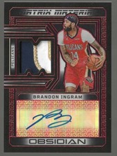2022-23 Panini Obsidian - Matrix Material Autos Brandon Ingram #MM-BIP /5