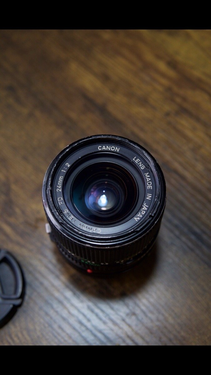 Canon FD 24mm f2 Wide Angle MF Prime NFD Lens (Quick Shipping From