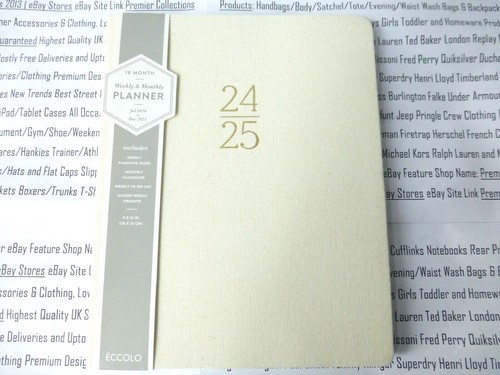 2024-2025 Diary Eccolo 18month Weekly & Monthly Planner Asst-Look Cover Diaries - Picture 65 of 104