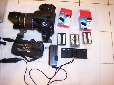 SONY a350 Digital Camera DSLR-A350 + SONY VG-B30AM VERTICAL
