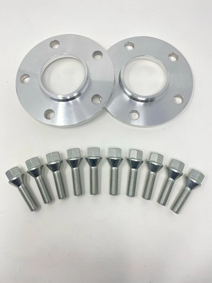12mm Adapterscheiben SCC für BMW X5 X6 74,1 auf 72,6 E70 E71 F15 F16 + Schrauben - Bild 3 von 4
