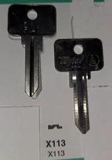 Fiat X113, NE56, Vintage Key Blank.