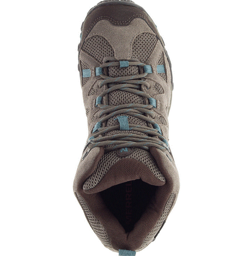 NIB WOMEN'S MERRELL J034744 DEVERTA 2 MID WATERPROOF HIKING BROWN BOOT  $140 - Picture 6 of 7