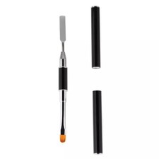 Dual-ended Acrylic Painting Pen Spatula Drawing UV Gel Brush Nail Art Tool Black