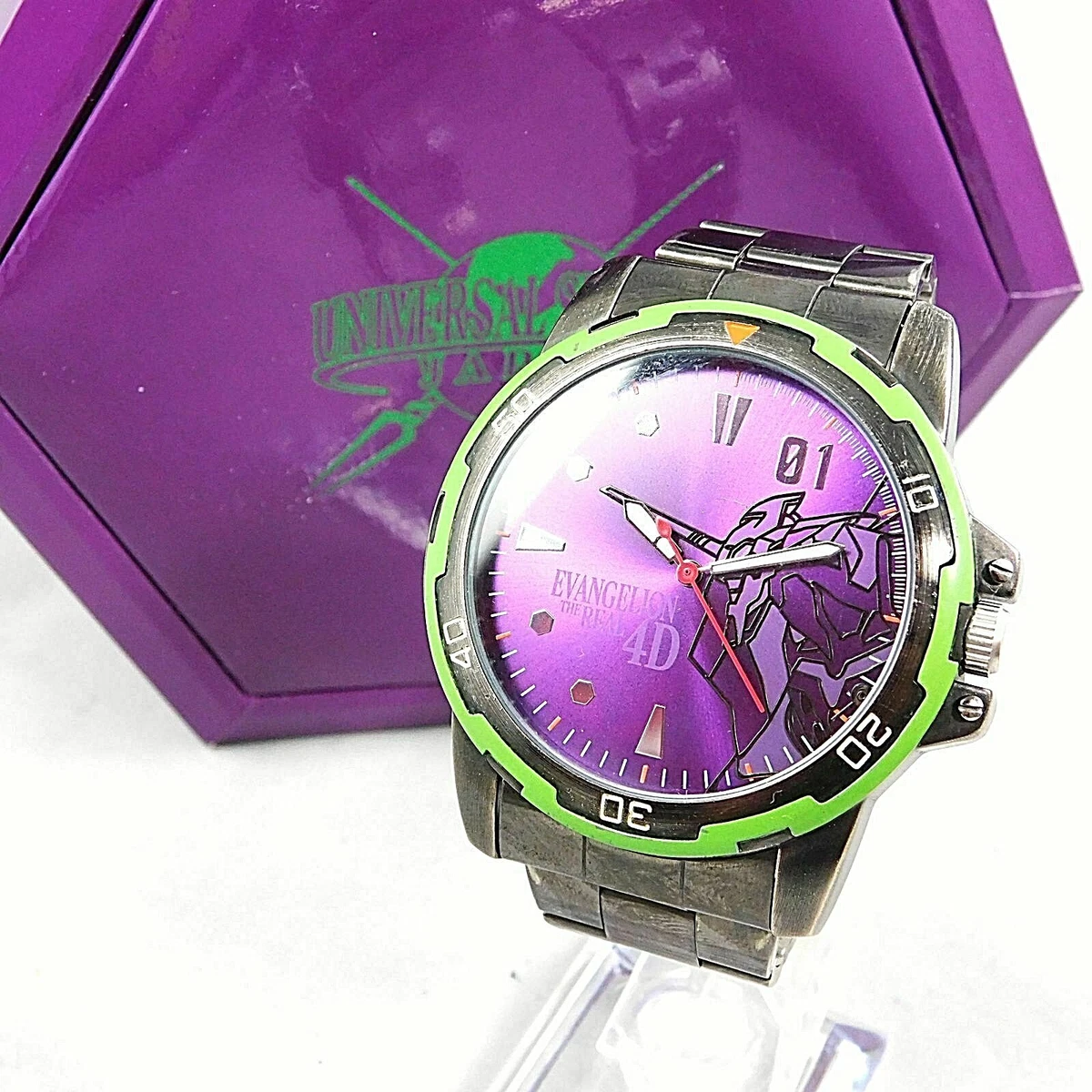 Evangelion USJ Limited Universal Studios Japan Watch Unit 01 Model