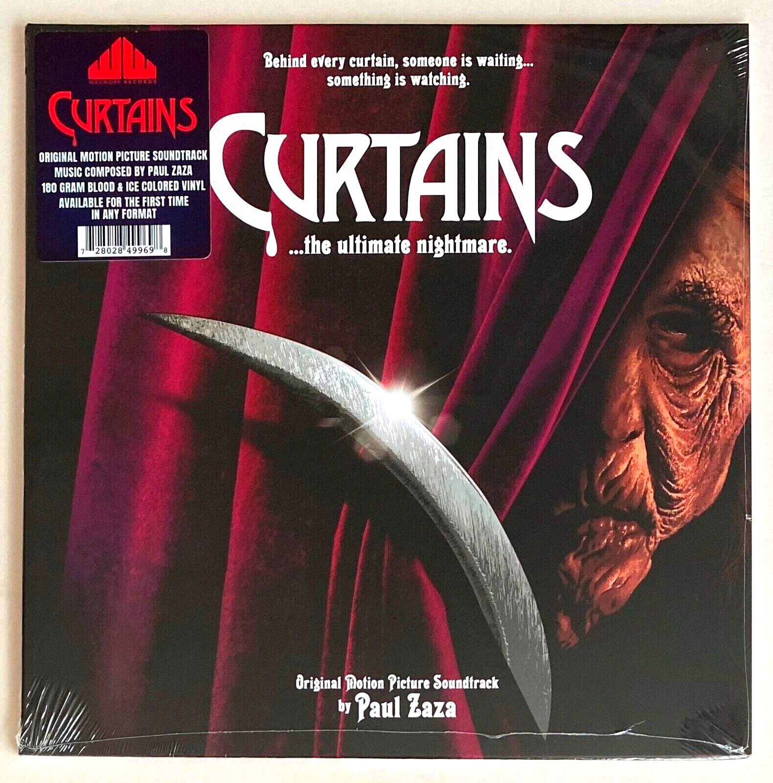 CURTAINS * PAUL ZAZA * US DELUXE LIMITED EDITION COLOUR VINYL SOUNDTRACK * BN!