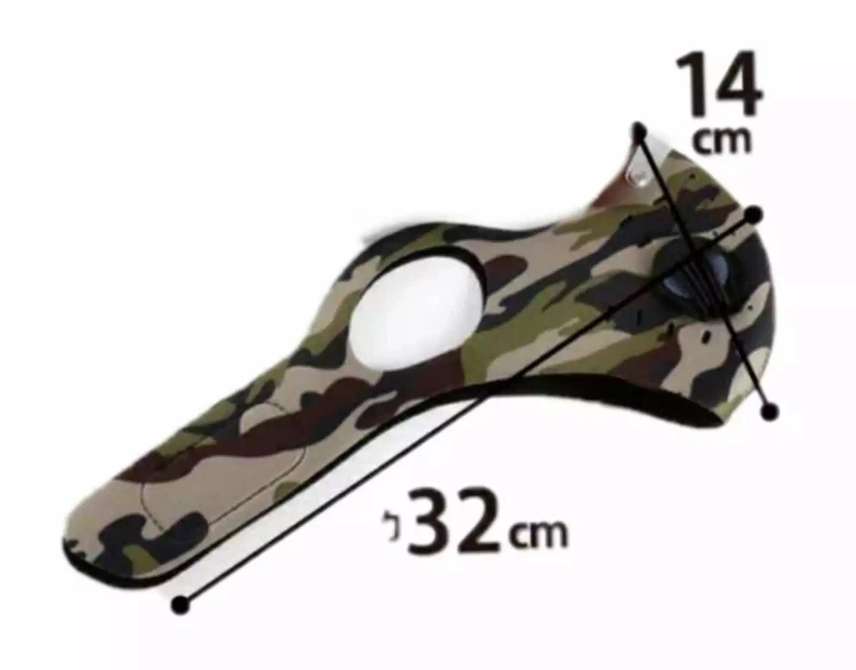 2PC Sports Anti-Pollution Breathable,Cycling Face Protection + Filter Camouflage - Image 3 of 4