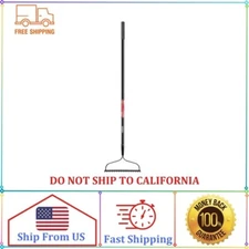 57 in. Fiberglass Handle 16-Tines Bow Rake