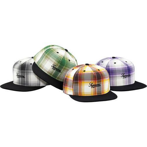 帽子 Supreme Printed Ombre Plaid 5-panel cap Supreme Printed Ombre Plaid 5-Panel Cap Black OS F/W 14 | eBay