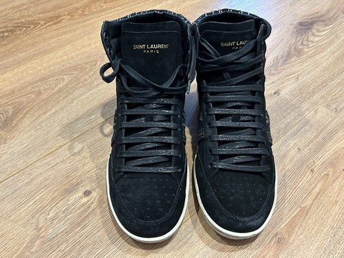 Sneakers Shoes - SAINT LAURENT - Talla 39 - Bianco + Nero - With Box - Imagen 3 de 13