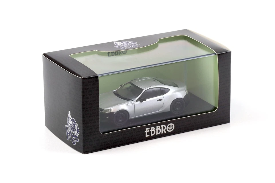 1:43 Ebbro Toyota 86 RC Coupè Sterling Argento Metallico/Nero - Immagine 3 di 3