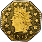 1875 G50c BG-946 PCGS MS 64 PL