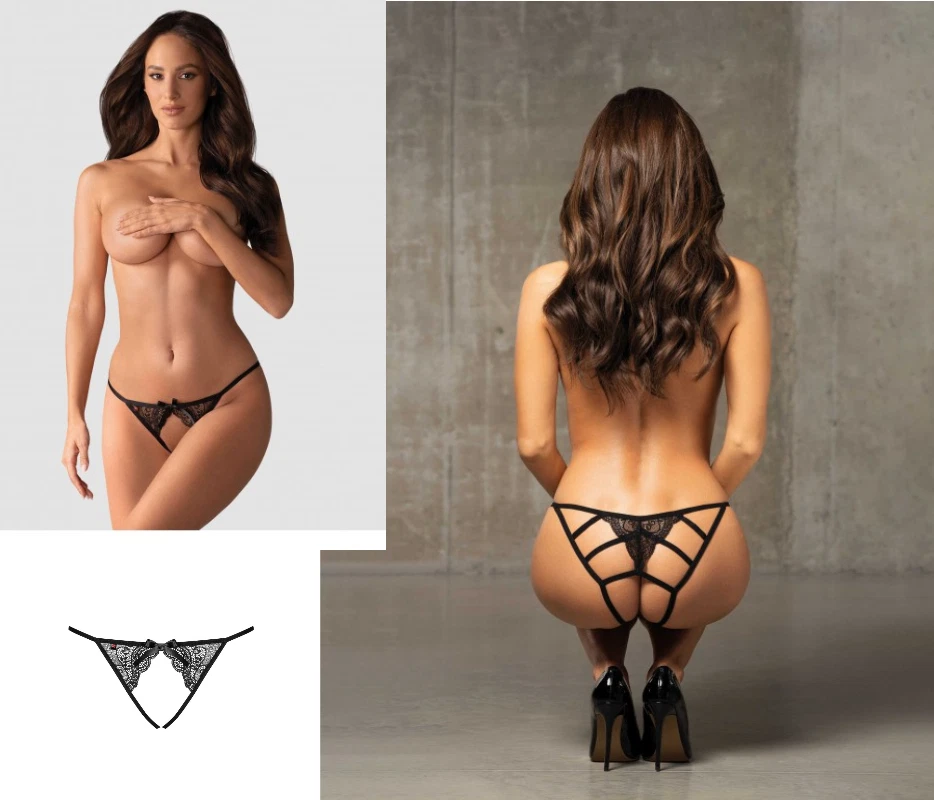 Nuisette noire coupe large et épaules nues Isaline