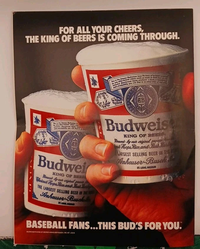 BUDWEISER Play Off Series  SCORECARD PROGRAM from 1986 - Image 4 of 4