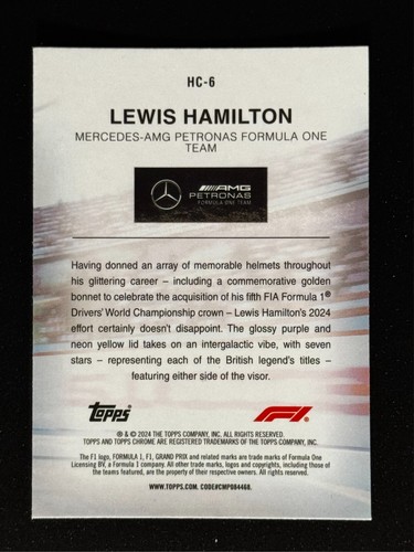 2024 Topps Chrome Formula 1 F1 - HELMET - PICK YOUR CARD | COMBINED SHIPPING! - Bild 12 von 30
