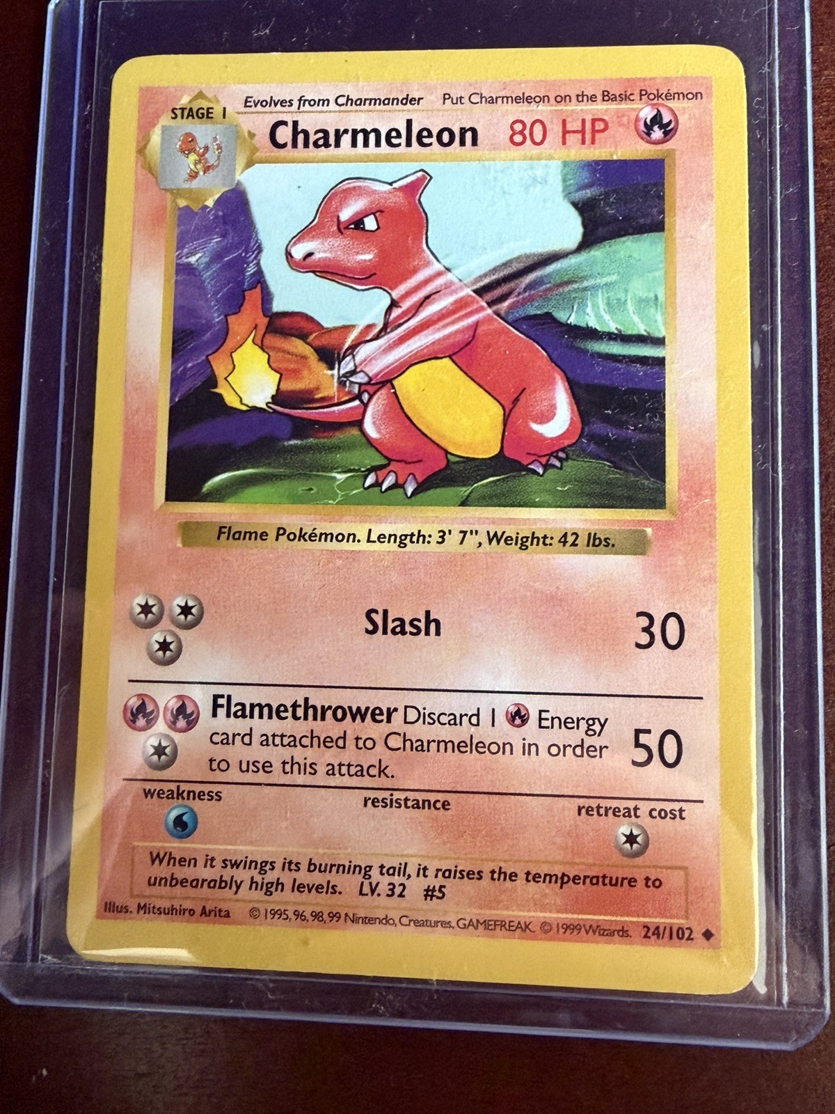 Charmeleon 024/102 Base Set (Shadowless) Regular