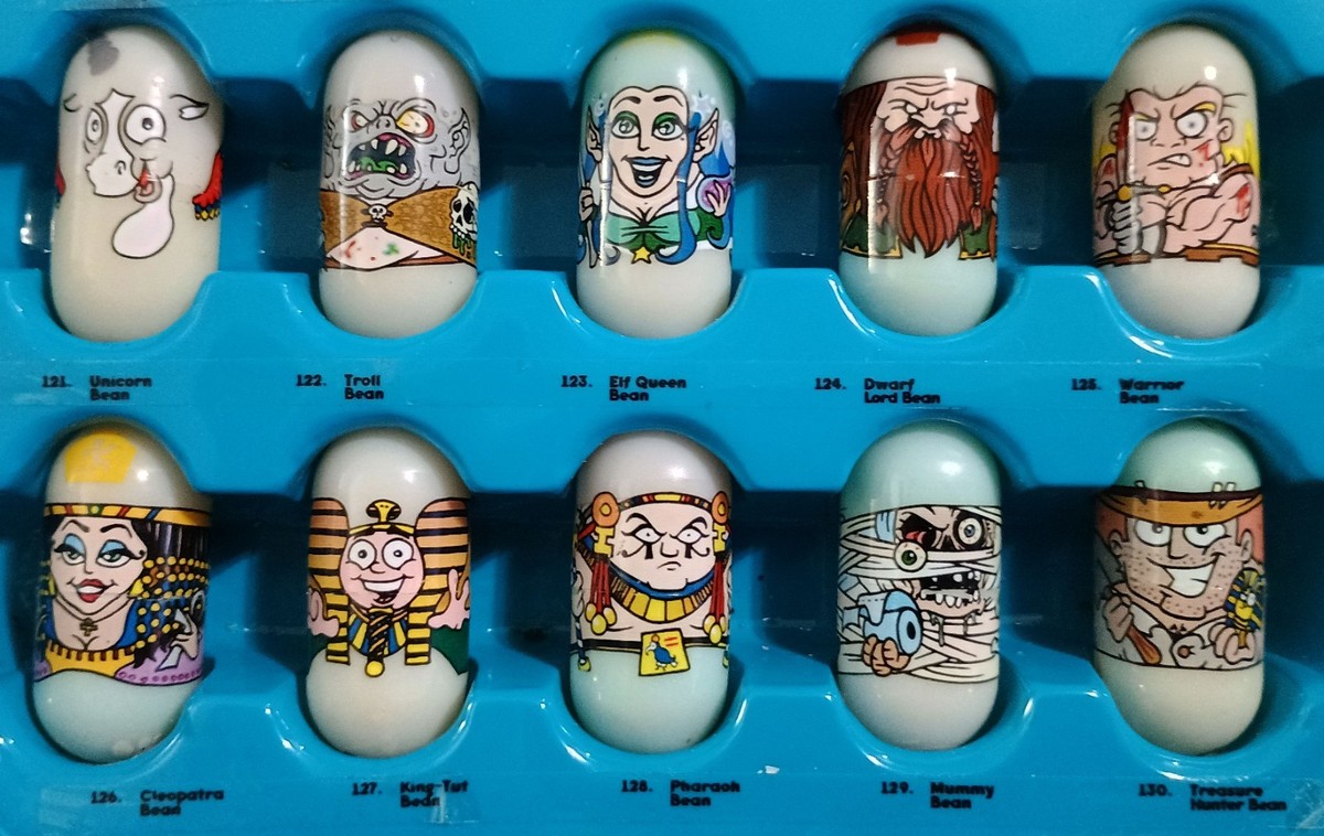 VINTAGE MIGHTY BEANZ SERIES 2 COMPLETE SET 61-130 IN OFFICIAL