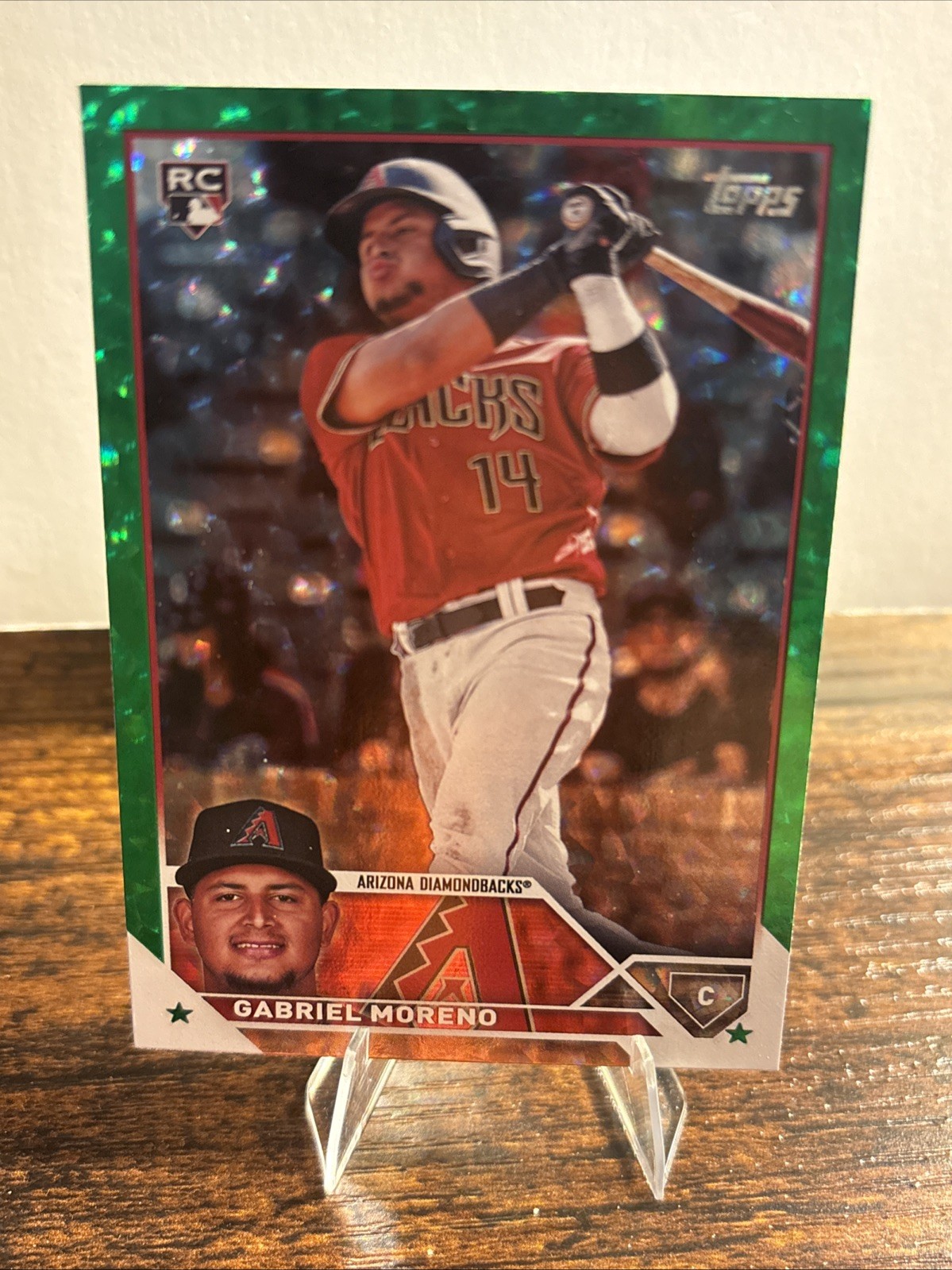 2023 Topps Update Series Gabriel Moreno #US161 Green Foil /499 (RC) Diamondbacks