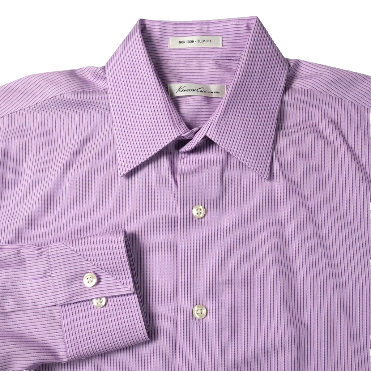 Kenneth Cole Slim Spread Collar Dress Shirts for Men for sale | eBay