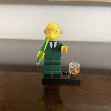 Mr. Burns Lego The Simpsons Minifigure w Blinky Series 1 Loose Collectible