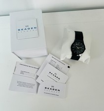 Skagen Denmark Men's Titanium Quartz Watch 233LTMB with box & paperwork