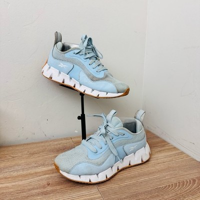 Reebok Zig Dynamics Blue Sneakers Women s Size 8