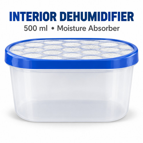 500ml Interior Dehumidifier Moisture Absorber Damp Condensation Trap Home Ward