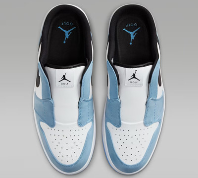 Air Jordan Mule Golf Shoes University Blue White Black Men's