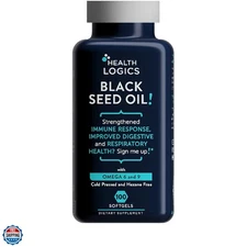 Black Seed Oil, Cold Pressed, Rich Source of Omega 6 & 9 Essential Fatty Acid...