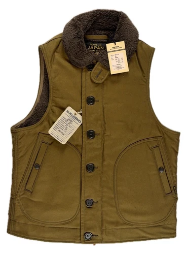 Iron Heart IHV-22 N-1 Deck Vest Whipcord Khaki XS P2P 20 New With Tags - product listing photo