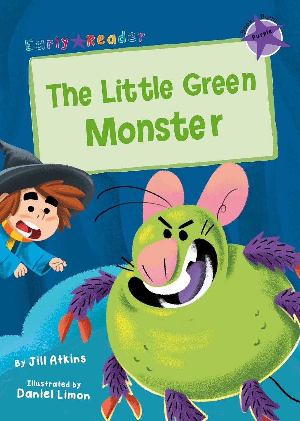 The Little Green Monster: (Purple Early Reader) by Jill Atkins Paperback Book