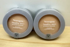 Neutrogena Healthy Skin Pressed Powder, Antioxidant Blend, 30 Light To Medium X2