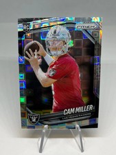 Cam Miller 2025 Panini Prizm Pandora /400 Card #362 Raiders Rookie. rookie card picture