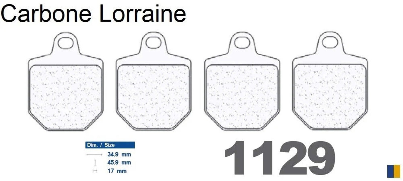 Plaquettes Carbone Lorraine de frein avant éliminez le manque de mordant sur HM CRM 490 F X