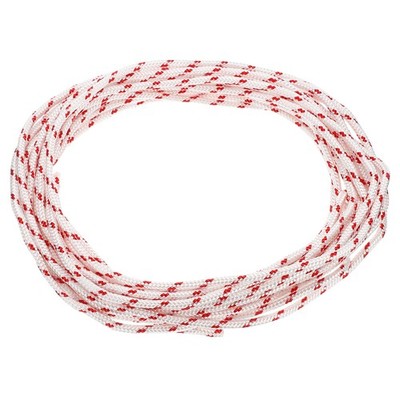Recoil Starter Rope Pull Cord, 4.5mm Dia 10m 33ft Pull Cord, Red and White