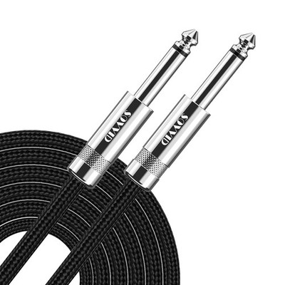 10FT Professional Instrument Cable, Electric Guitar AMP Cord, 10FT, Black 