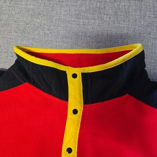 Vintage 1992 Marlboro Adventure Team Mens XL Red Fleece Pullover Jacket NWT image 7