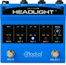 Radial Headlight 4 Output Guitar Amp Selector