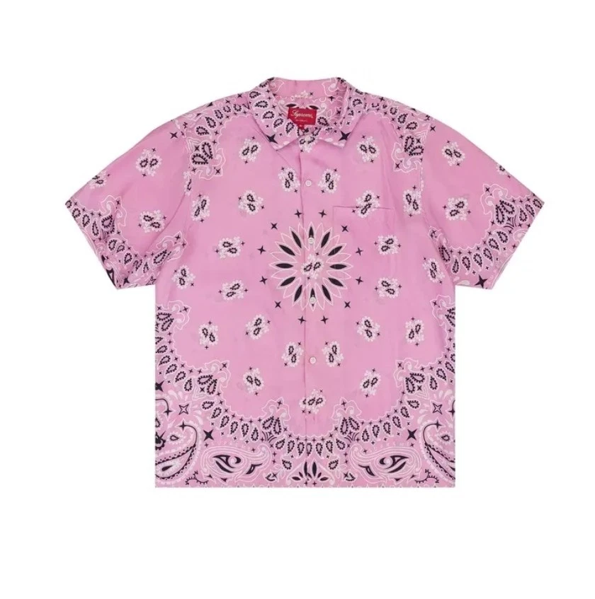 Supreme Short Sleeve Pink Shirts for Men for sale | eBay