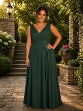 Wear Your Love Mother of Bride Groom Evening Gown Dress Cruise Hunter Green 10