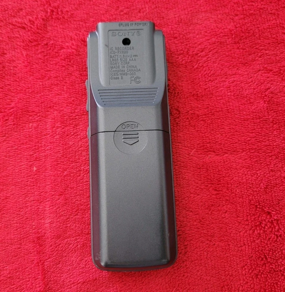Sony ICD-PX820 (2048 MB, 535.5 Hours) Handheld Digital Voice Recorder. WORKING - Image 2 of 4