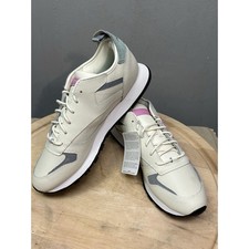 Reebok Classic Leather Redux Trainer Womens 11 Pink Chalk Green Running NEW