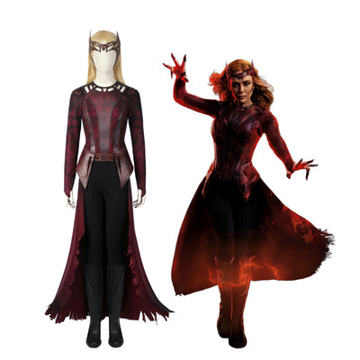 Multiverse of Madness Scarlet Witch Cosplay Costume | Marvel Outfit