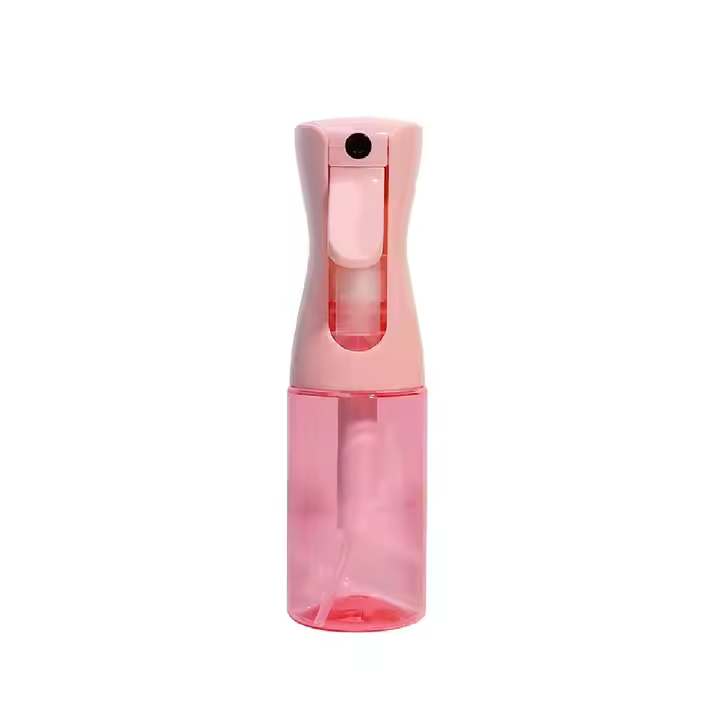 300ML Mist Pink  Hair Spray Bottle Barber Water Sprayer Salon Plant Mister Tools