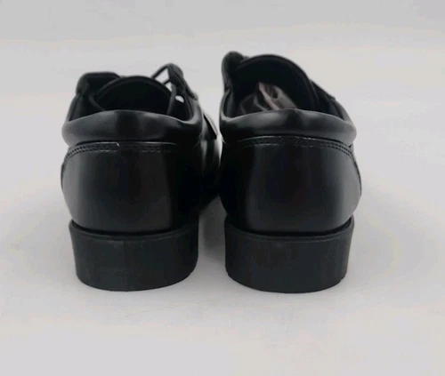 Josmo Basic Casual Boys Dress Shoes Oxford Black Big Kid Size 3 Wedding - Picture 3 of 5