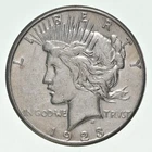 (1) AU 1923-S Peace Silver Dollar 90% - Almost Unc - San Francisco Mint *2296